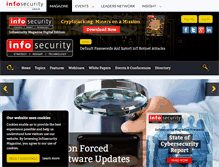 Tablet Screenshot of infosecurity-magazine.com